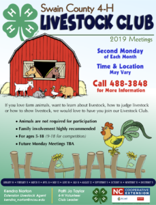 Cover photo for Swain County 4-H Livestock Club