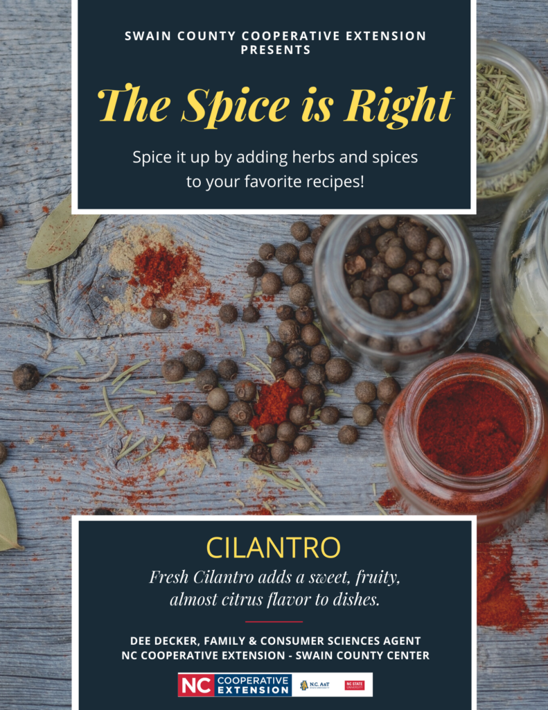 The Spice is Right Cilantro