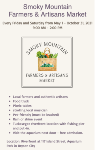 Cover photo for 2021 Smoky Mountain Farmers & Artisans Market