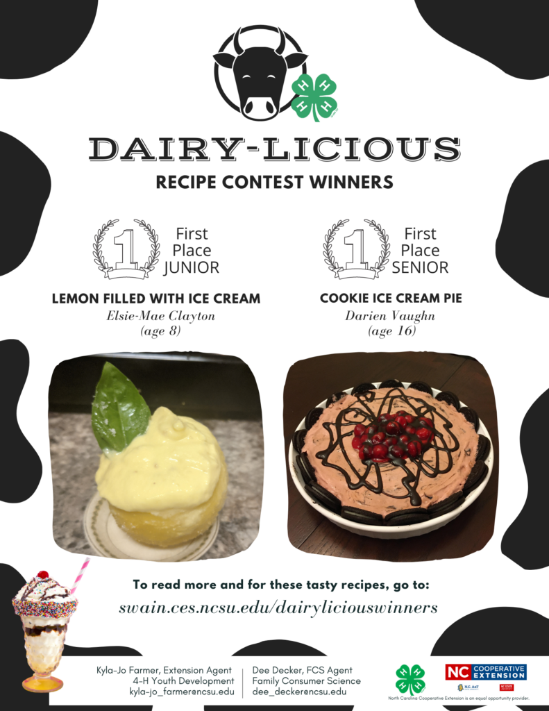 Dairylicious Recipe Contest Flyer