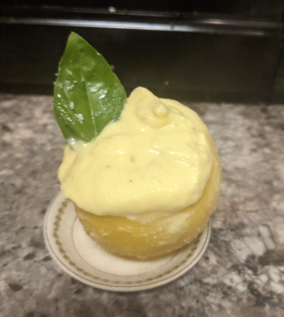 Lemon Filled With Ice Cream