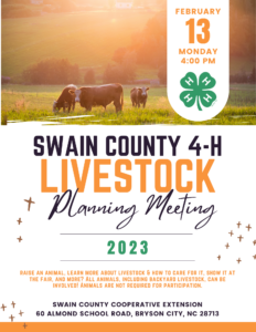 Livestock Club 2023 Planning Meeting