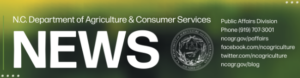 Cover photo for Specialty Crop Grant Opportunity From NCDA & CS for Non Profit & Gov't Agencies