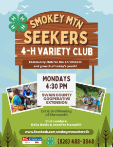 Smokey Mtn Seekers Club Flyer 2023