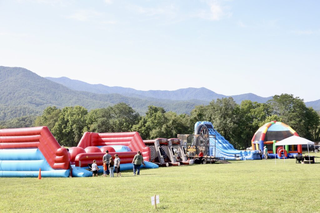 Bouncy Houses at Swain Fair