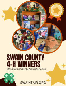 2024 Swain County 4-H Winners @ the Fair