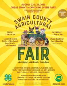 2025 Swain Ag Fair Flyer