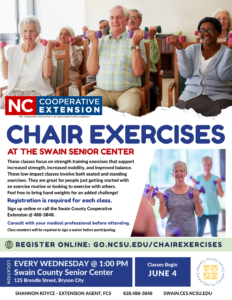 CHAIR EXERCISES @ Senior Center 2025