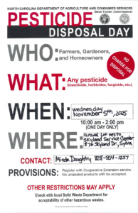 Cover photo for Pesticide Disposal Collection Day for Jackson County