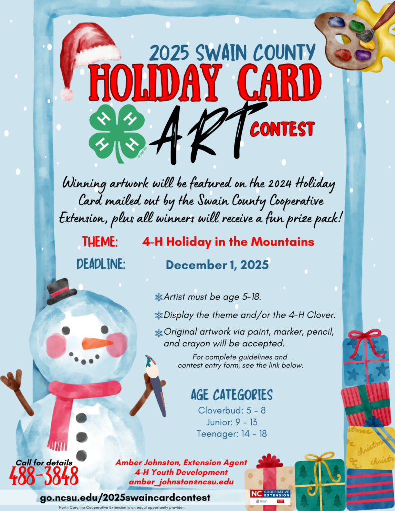 Holiday Card Contest announcement and details